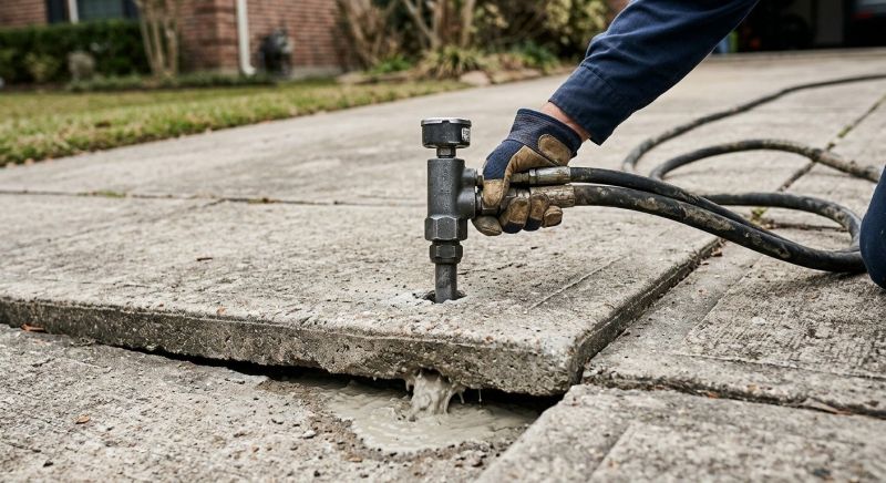 Concrete Slab Jacking in San Antonio, TX