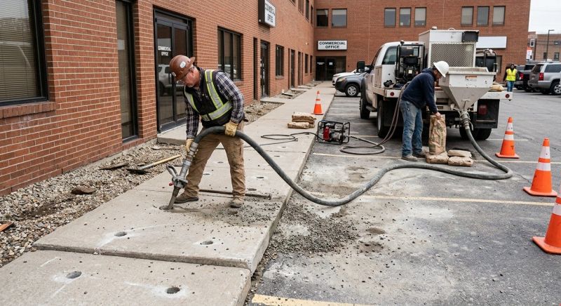Commercial Concrete Leveling in Denver, CO