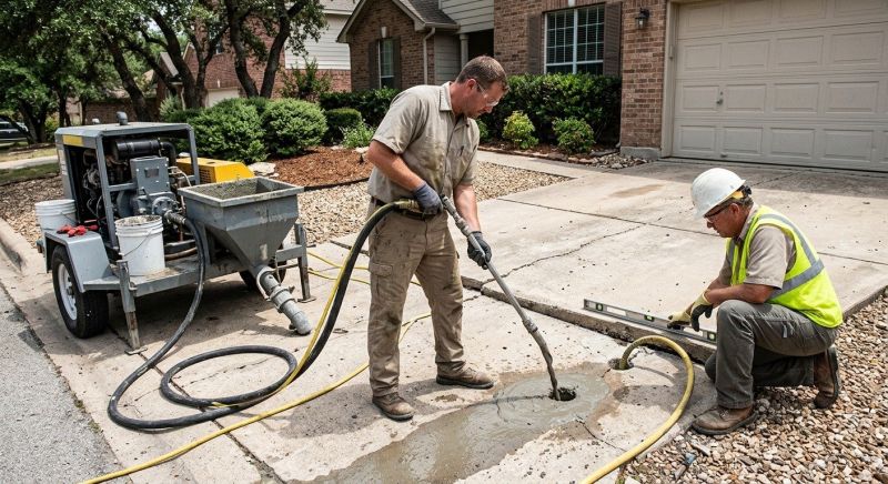 Concrete Leveling in West Des Moines, IA