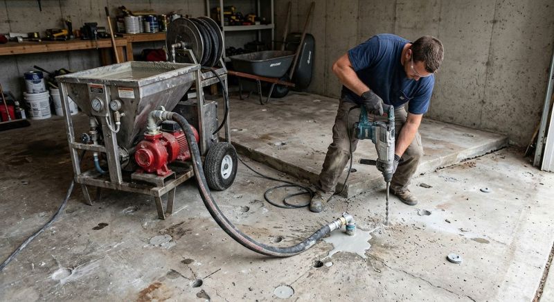 Concrete Lifting in West Des Moines, IA
