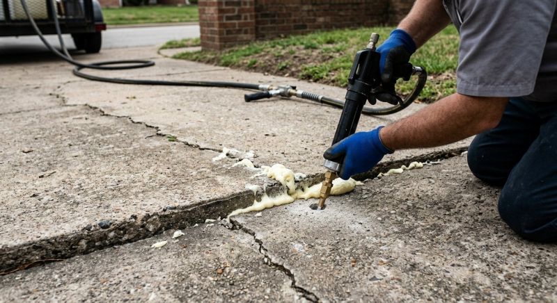 Concrete Poly Jacking in Des Moines, IA