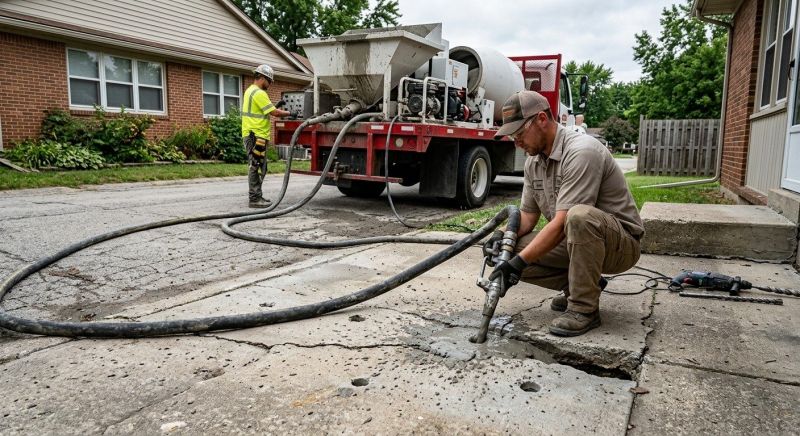 Concrete Settlement Repair in Denver, CO