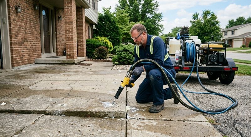 Garage Settling Repair in West Des Moines, IA