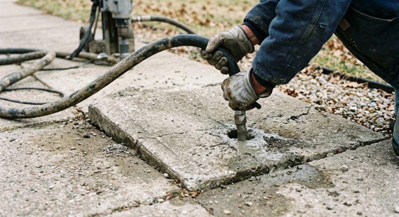 Sidewalk Leveling in Des Moines, IA