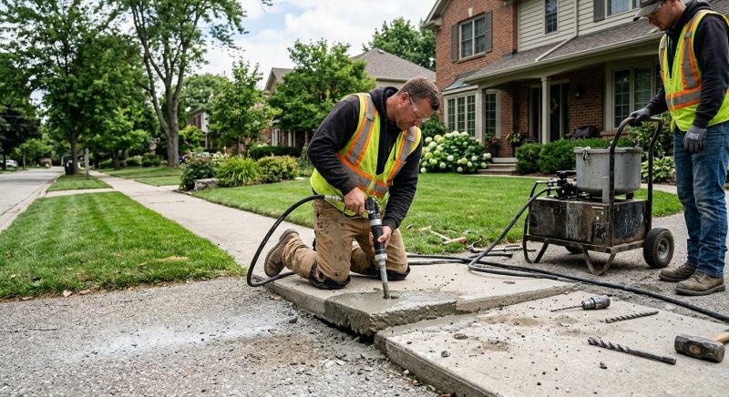 Sidewalk Raising in Tampa, FL