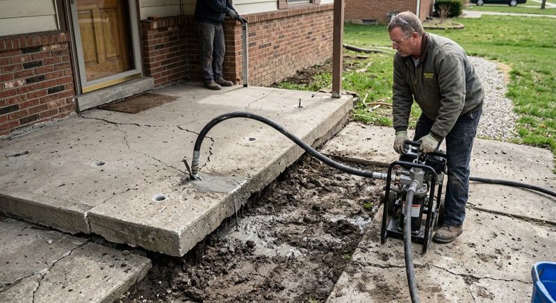 Sidewalk Raising in Des Moines, IA