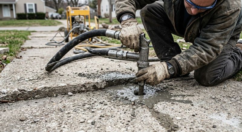 Sunken Patio Repair in Columbus, OH