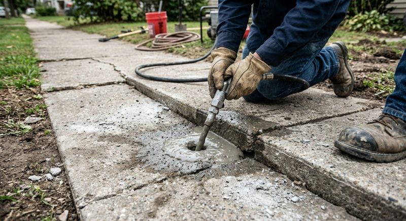 Sunken Patio Repair in Corpus Christi, TX