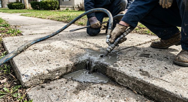 Sunken Sidewalk Repair in Corpus Christi, TX